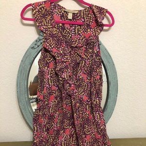 Jack & Ginger V Neck Ruffle Dress